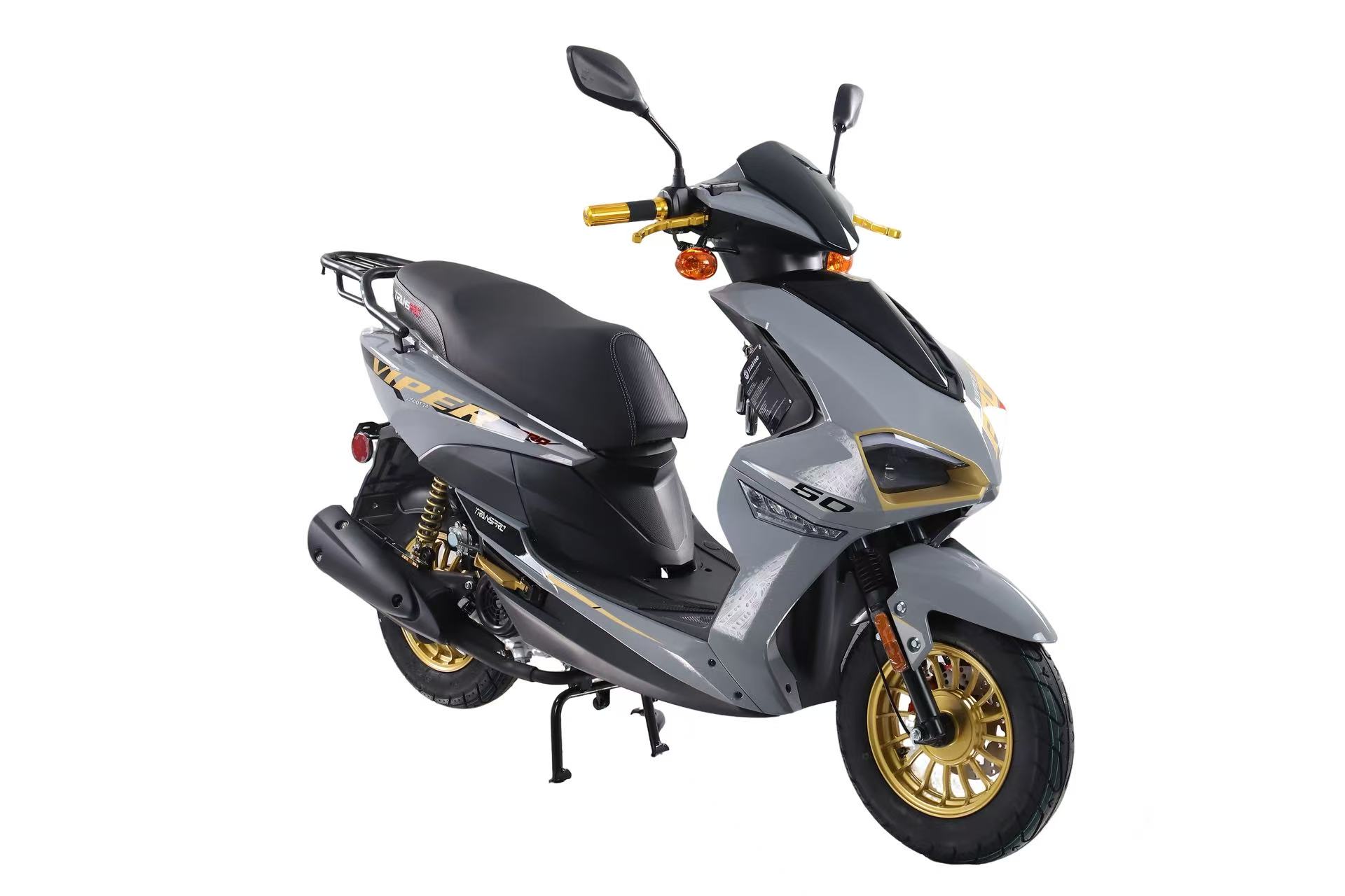 Gray and gold Viper Pro 50cc
